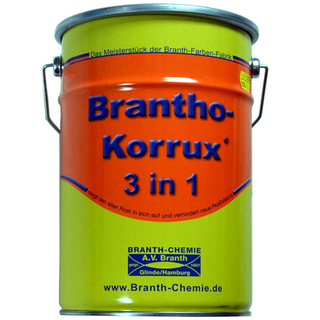 Brantho Korrux 3 in 1 5 Liter rotbraun / oxidrot RAL 3009