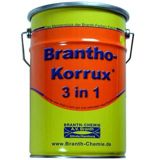 Brantho Korrux 3 in 1 5 Liter mahagoni-braun RAL 8016