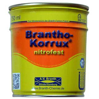 Brantho Korrux nitrofest 0,75 Liter Dose tiefschwarz RAL 9005