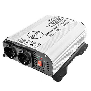 Spannungswandler Sinus 12-230V 300W/600W + USB