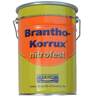 Brantho Korrux nitrofest 5 Liter Gebinde kieselgrau RAL 7032